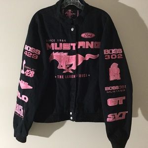 Ford Mustang 2XL Black Jacket JH Design